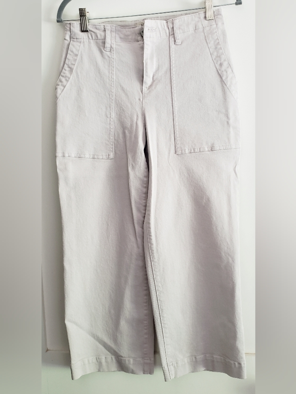 Logo Boyfriend Khaki Pants, Size 6, Not Used